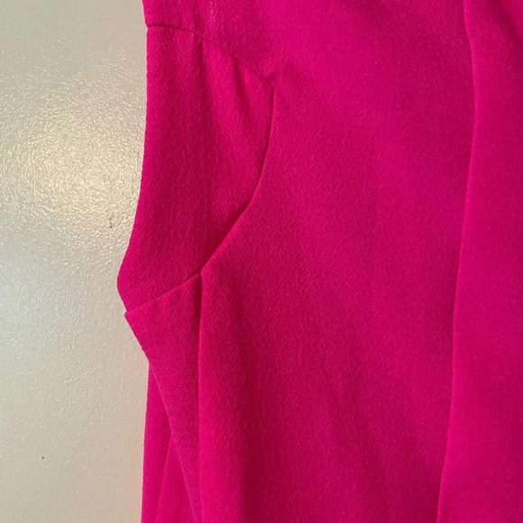 L’Atiste Hot Pink Sleeveless Fit and Flare Mini Dress Size Medium - Picture 9 of 12